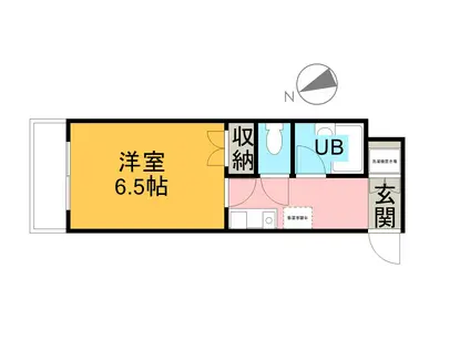 ヒルズ吉祥寺(1K/1階)の間取り写真