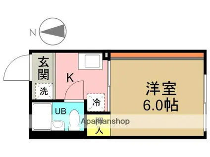 ユニット吉祥寺(ワンルーム/2階)の間取り写真