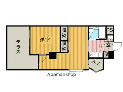 スペランザ・クニタチ(1DK/3階)の間取り写真
