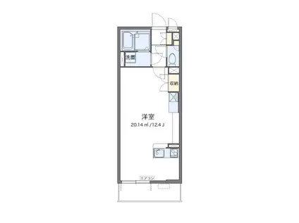 レオネクストSEI(ワンルーム/3階)の間取り写真