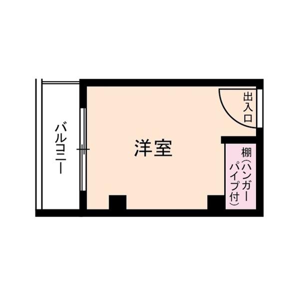 アミンズ聖蹟桜ヶ丘(ワンルーム/3階)の間取り写真
