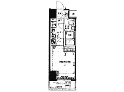 セジョリ錦糸町(1K/6階)の間取り写真