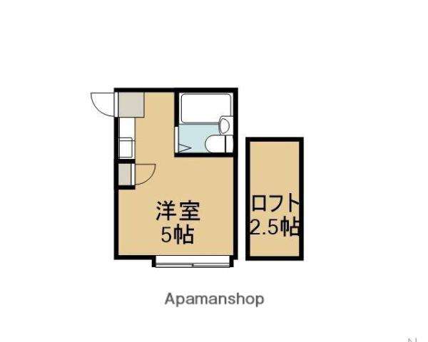 ライブコアひばりが丘(ワンルーム/1階)の間取り写真