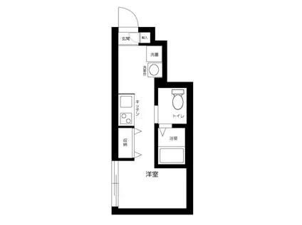 ソルナクレイシア吉祥寺本町(ワンルーム/1階)の間取り写真