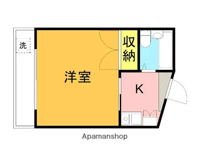 エトワール小金井(ワンルーム/1階)の間取り写真