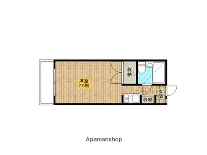 エクセル板橋(1K/1階)の間取り写真