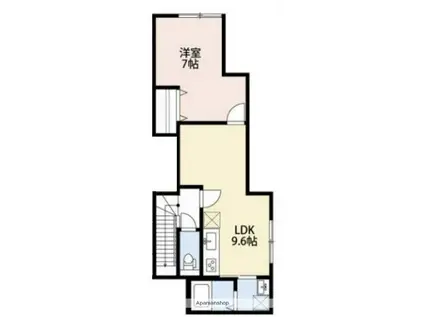 ソルナクレイシア大塚(1LDK/2階)の間取り写真