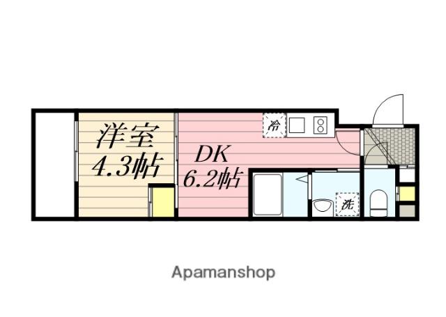 HF西巣鴨レジデンスⅡ(1DK/3階)の間取り写真