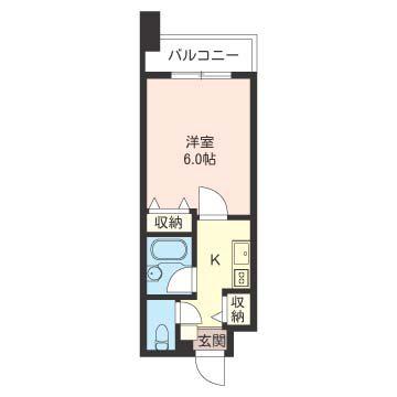 LASANTE板橋本町(1K/7階)の間取り写真