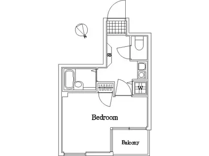 アイフェリーク日本橋(1K/5階)の間取り写真