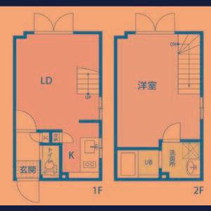LAPIS大井町Ⅱ(1LDK/4階)の間取り写真