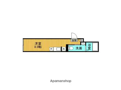 LAUGHTER荻窪(ワンルーム/3階)の間取り写真