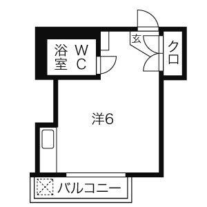 プチメゾン(ワンルーム/1階)の間取り写真