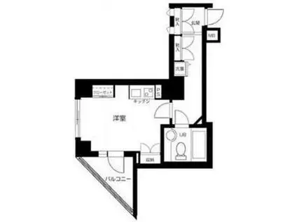 アルカーデンシティリンクス新宿(ワンルーム/11階)の間取り写真