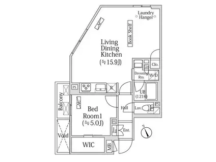 OZIO西荻窪2(1LDK/2階)の間取り写真