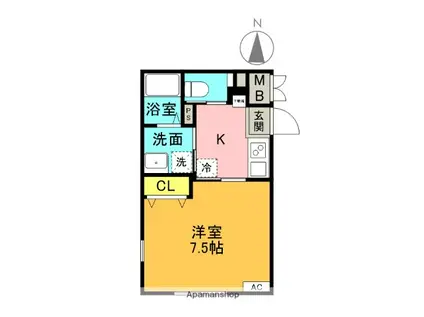 HALE OTSUKA(1K/3階)の間取り写真