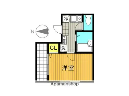 グラン綾瀬(1K/1階)の間取り写真