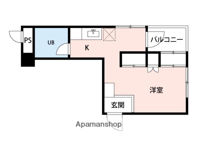 JLBグランエクリュ五反野(1K/3階)の間取り写真