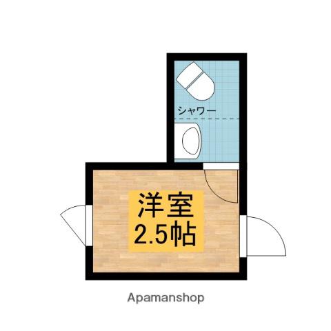 ネスト要(ワンルーム/2階)の間取り写真