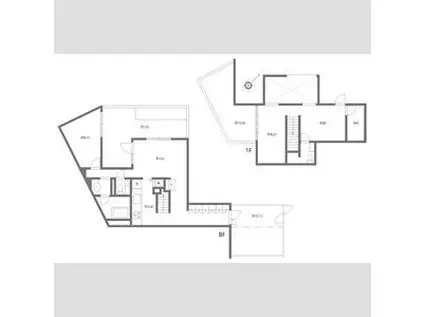 フカサワ スペース 9(2LDK/B1階)の間取り写真