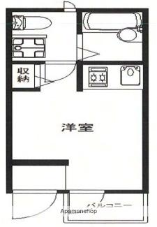 FELIZ HOUSE(ワンルーム/3階)の間取り写真