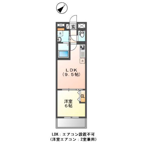 小茂根3丁目マンション工事(1LDK/2階)の間取り写真