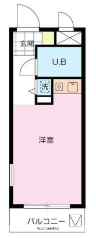 マメゾン西荻窪(ワンルーム/1階)の間取り写真