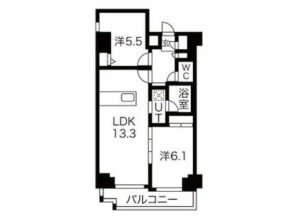 スパシエ千住大橋(2LDK/7階)の間取り写真