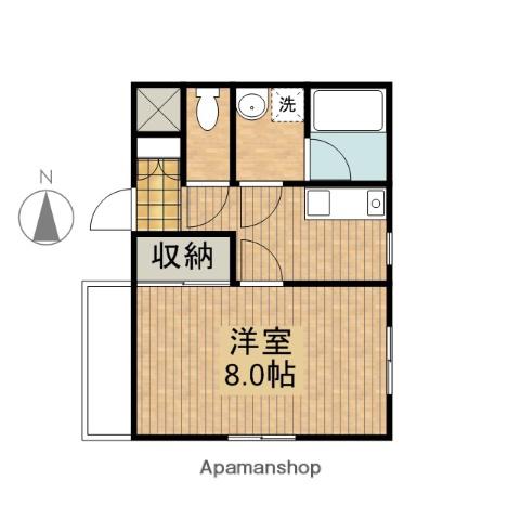目白ときわマンション(1K/1階)の間取り写真