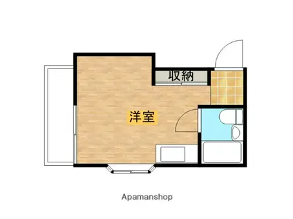 コーポ滝野川(ワンルーム/3階)の間取り写真