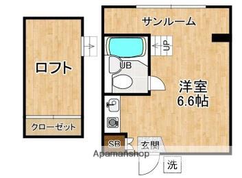 REDEAL成増(ワンルーム/1階)の間取り写真