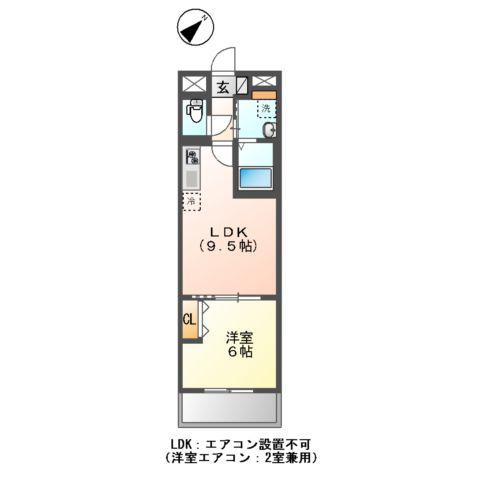 小茂根3丁目マンション工事(1LDK/4階)の間取り写真