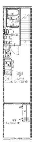 SOLUNA CRACIA 新高円寺(1DK/2階)の間取り写真