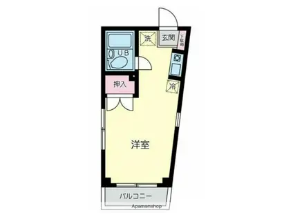 グランドール・イトウ(ワンルーム/2階)の間取り写真