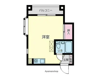 グランドール・イトウ(ワンルーム/2階)の間取り写真