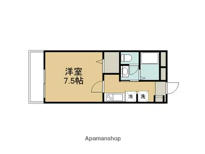 メゾン マルト(1K/3階)の間取り写真