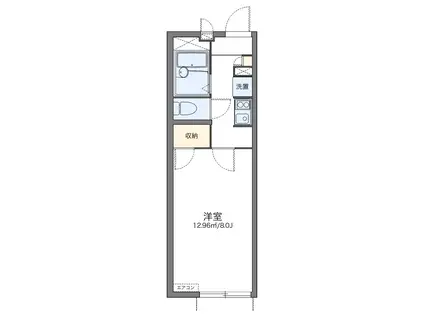 レオパレスステラ(1K/1階)の間取り写真