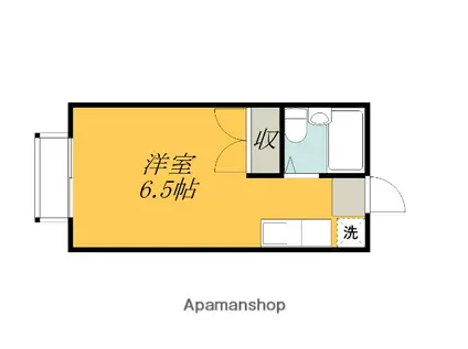 エステート・フィガロ(ワンルーム/1階)の間取り写真