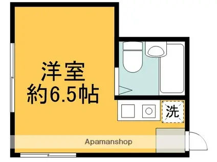 コンコルド東つつじヶ丘(ワンルーム/1階)の間取り写真