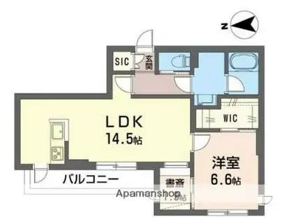 ラコルト井荻(1LDK/3階)の間取り写真