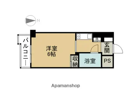エルヴィーナ宮崎台(ワンルーム/2階)の間取り写真