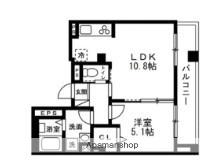 ディアコートあざみ野(1LDK/3階)の間取り写真