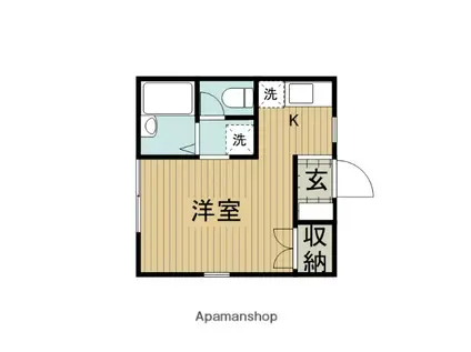 メゾン上田(1K/2階)の間取り写真