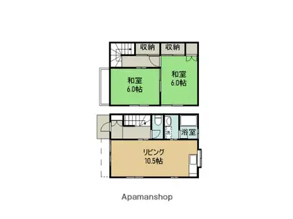 サンハウス(2LDK)の間取り写真