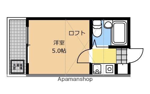 メゾン相武台前(1K/1階)の間取り写真