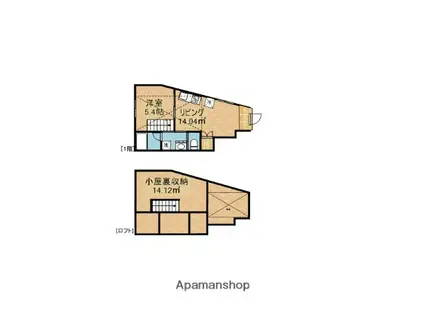 LYSSTIEN(1LDK/1階)の間取り写真
