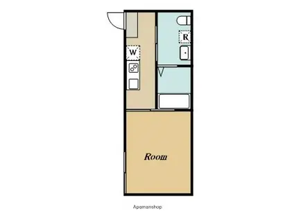 サル—テ相生(1K/1階)の間取り写真