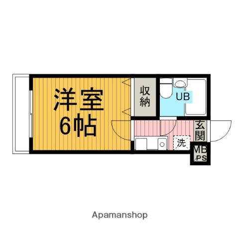 菱和パレス淵野辺(1K/5階)の間取り写真