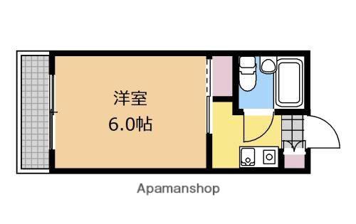 マキオカマンション(1K/1階)の間取り写真