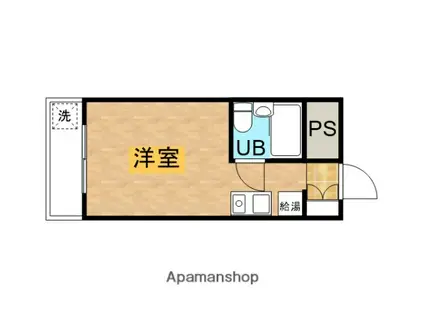 アズ相模原レジデンス(ワンルーム/2階)の間取り写真